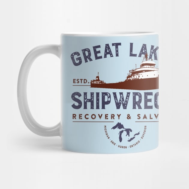 Great Lakes Shipwreck Recovery and Salvage by MindsparkCreative